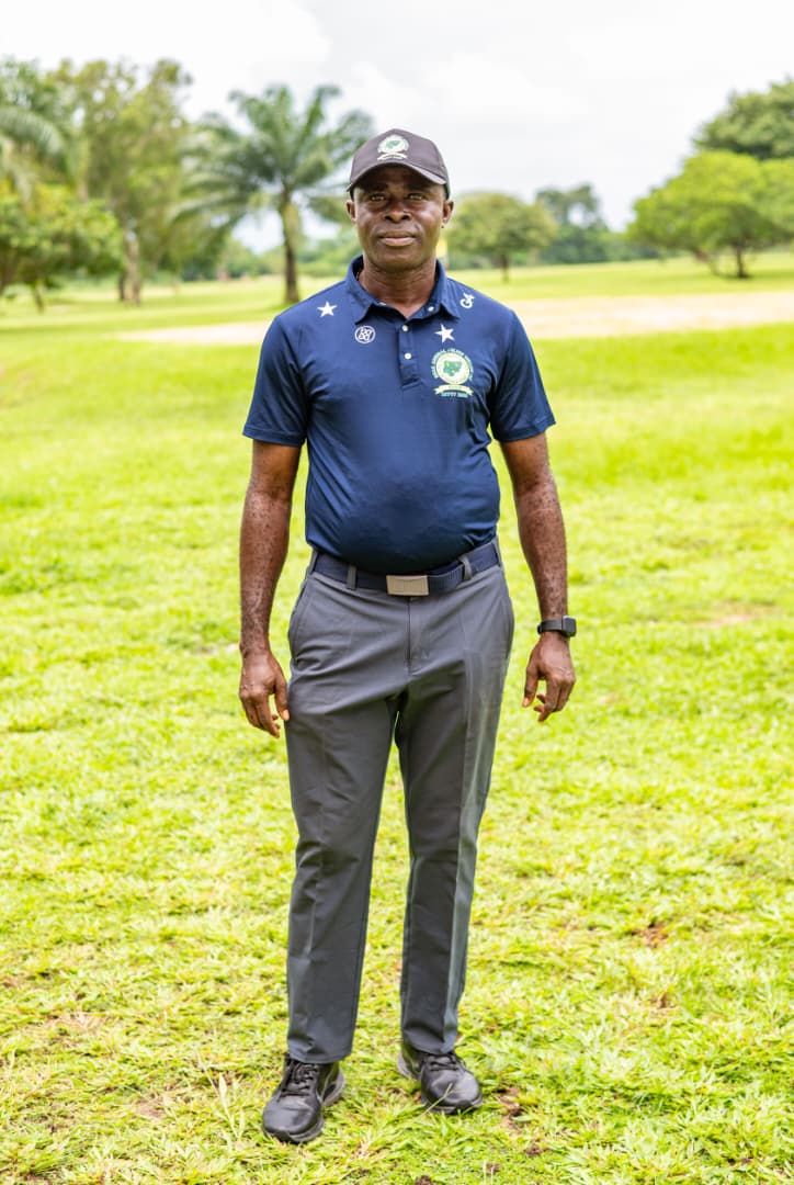 Portrait of a club official on the course at Obinze